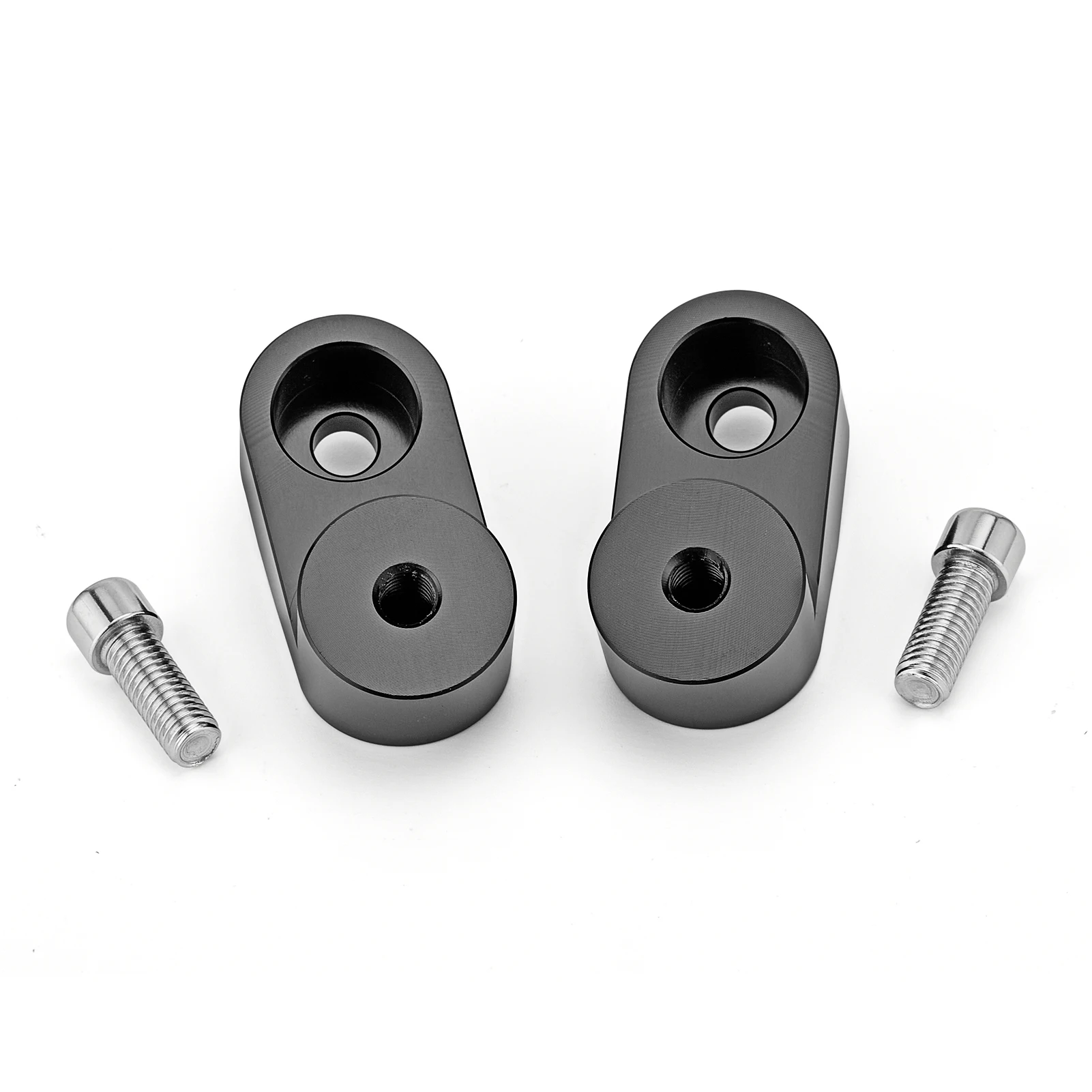 

Motorcycle Mirror Riser Extender Adaptor Kit Raise Mirrors 1.25" Aluminum For 2015-2021 Slingshot Base / SL / SL LE/GT LE /R