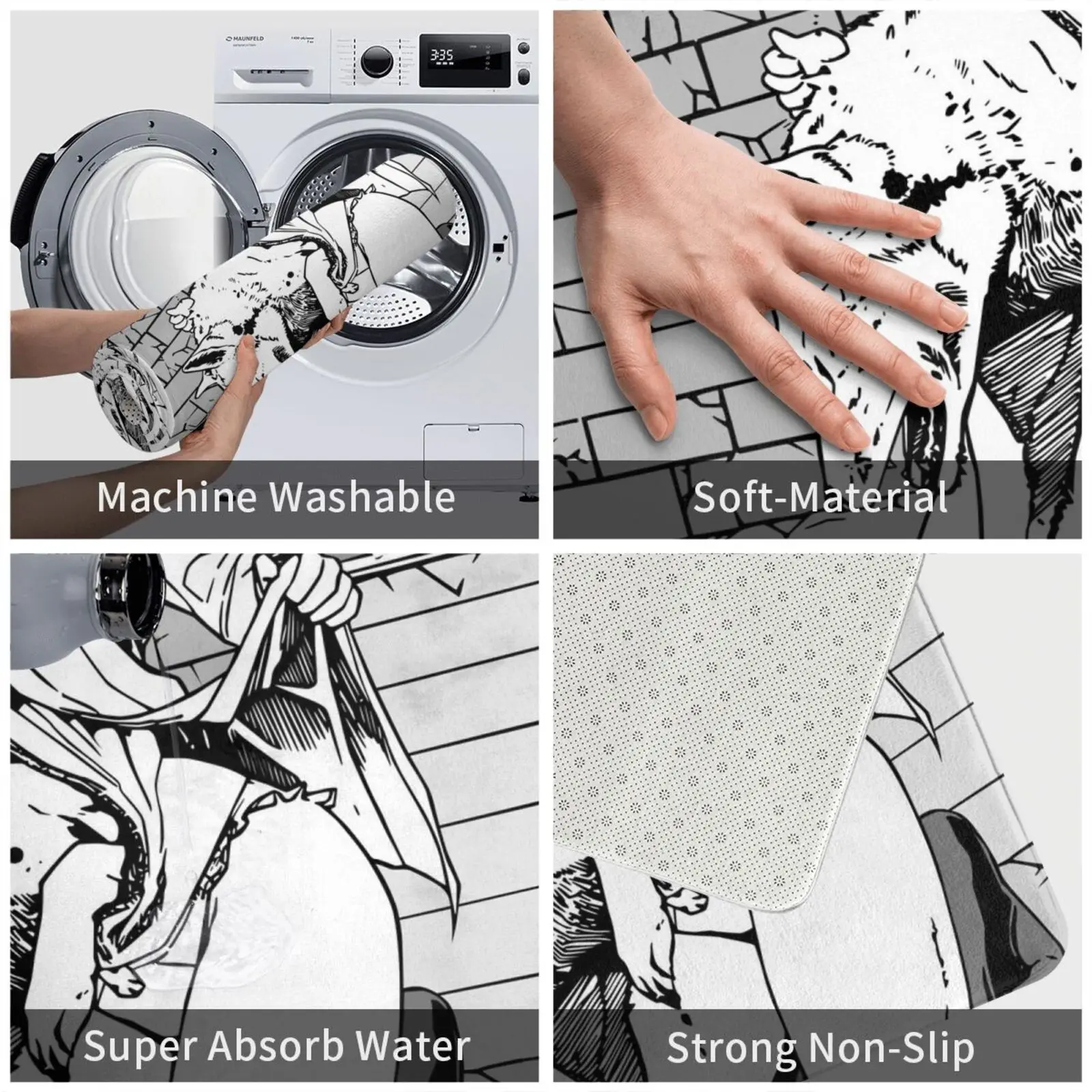 Игра Jinrou: Crazy Fox Аниме Манга искусственный коврик подушка мягкий девушки игры Jinrou