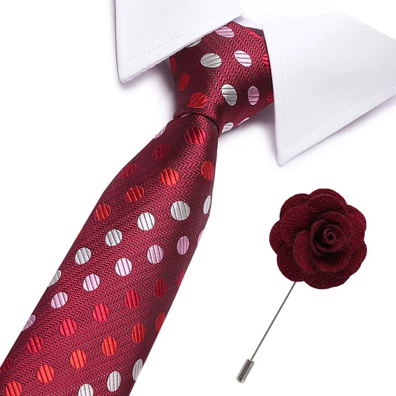 

Mens Tie Blue Paisley Silk Neck tie Classic Tie brooches Set Ties For Men Business Wedding Party Free Shipping