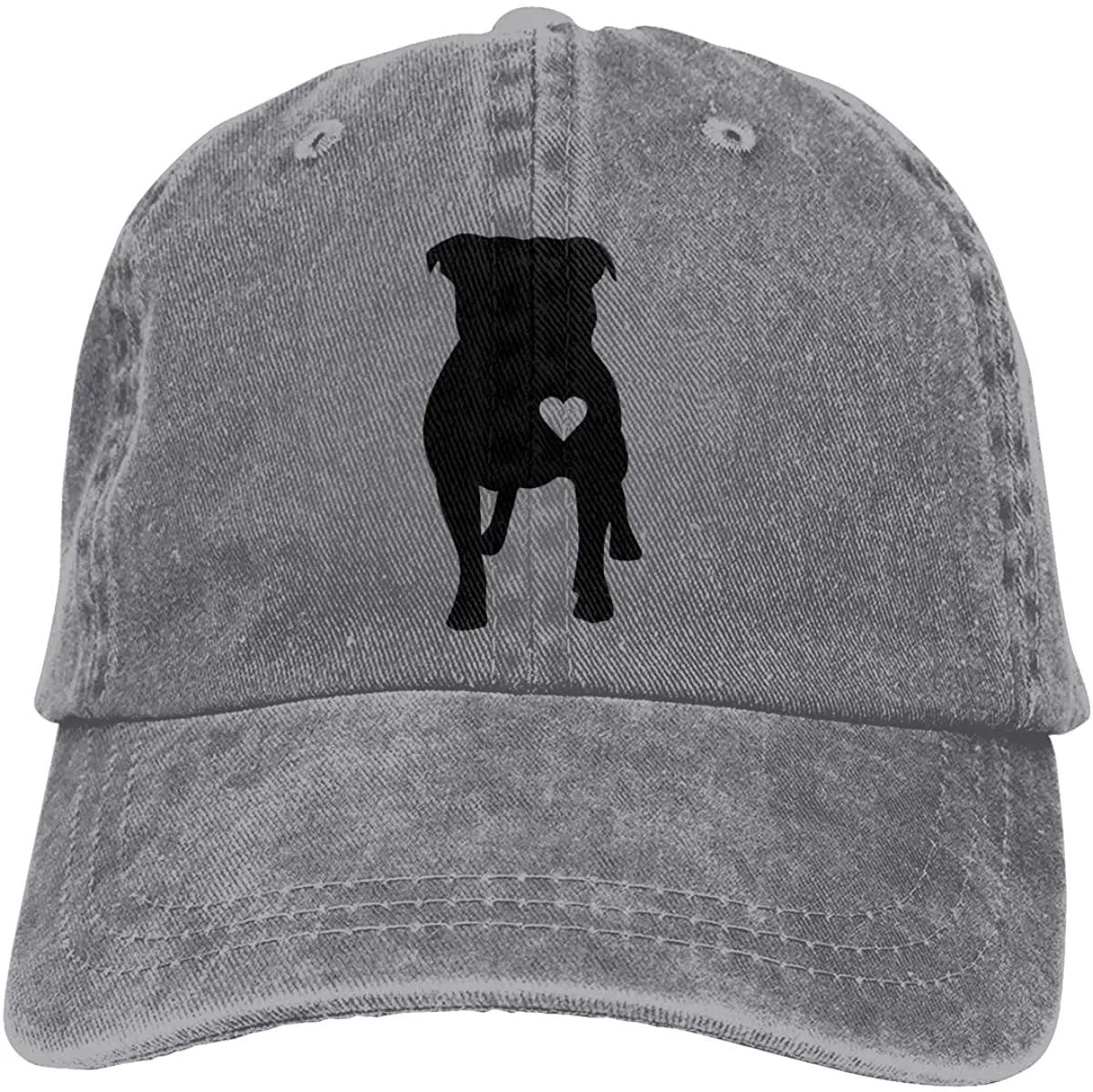 

Pitbull Heart Unisex Soft Casquette Cap Vintage Adjustable Baseball Caps