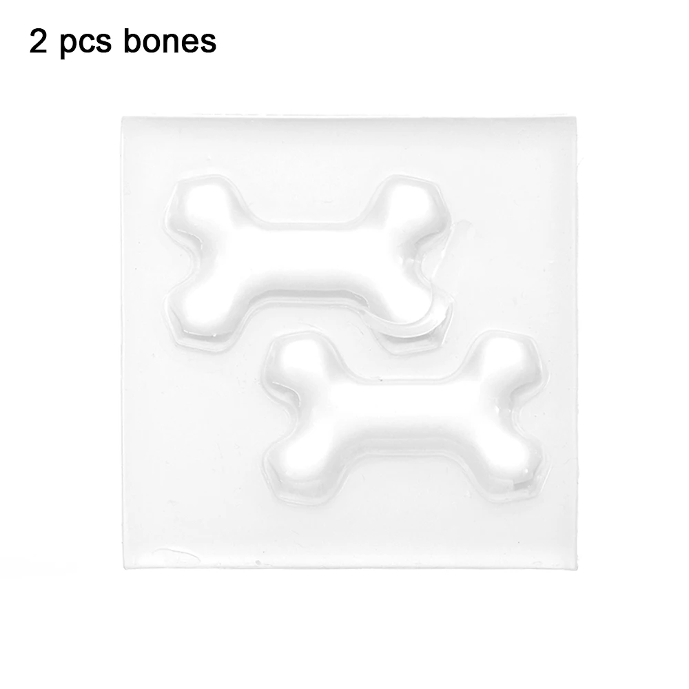 

2 types UV Resin Silicone Mold for jewelry Dog Tag Bone with hole Resin Silicone Mould handmade tool Resin epoxy resin molds