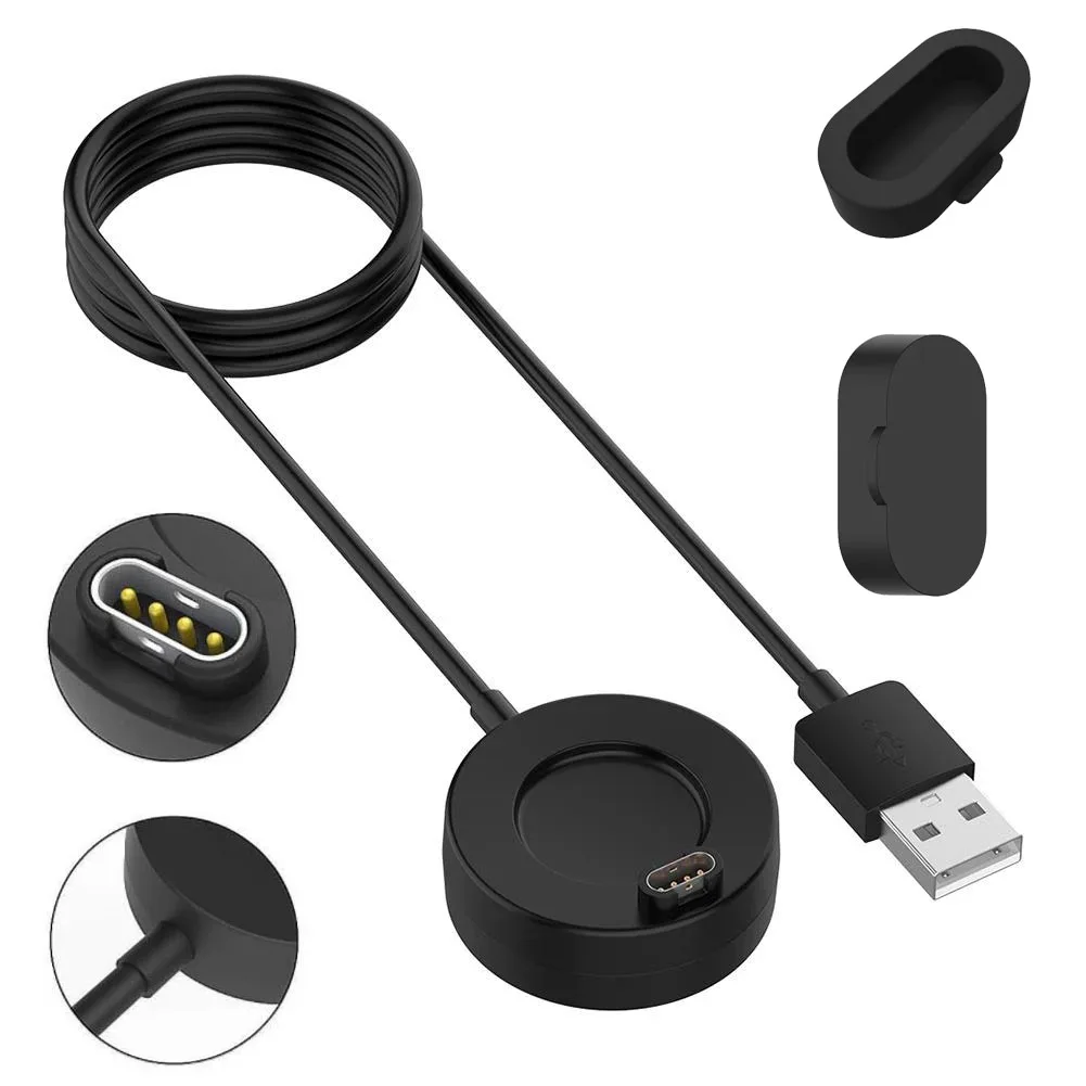 

USB зарядный кабель для Garmin Fenix 6 6S 6X pro 5 кабель передачи данных для быстрой зарядки 5X Forerunner 245, Пылезащитная заглушка