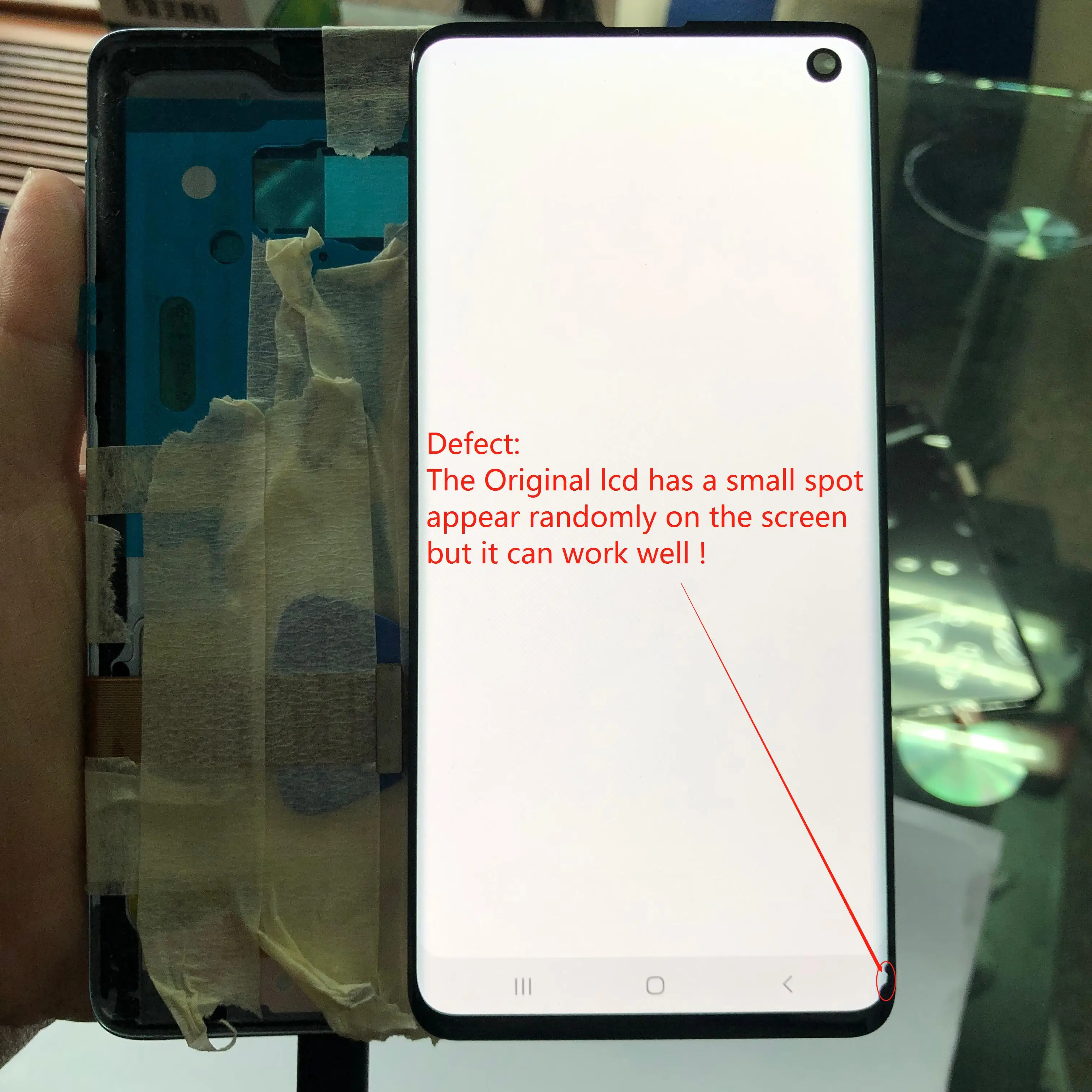 ЖК дисплей и дигитайзер сенсорного экрана в сборе для Samsung Galaxy S10 G973F G973FD с