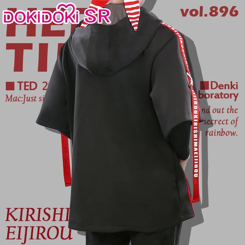 DokiDoki аниме мой герой Academy Косплей Boku No Hero Academy Kirishima Eijiro Косплей Костюм Doujin мужской костюм на Хэллоуин