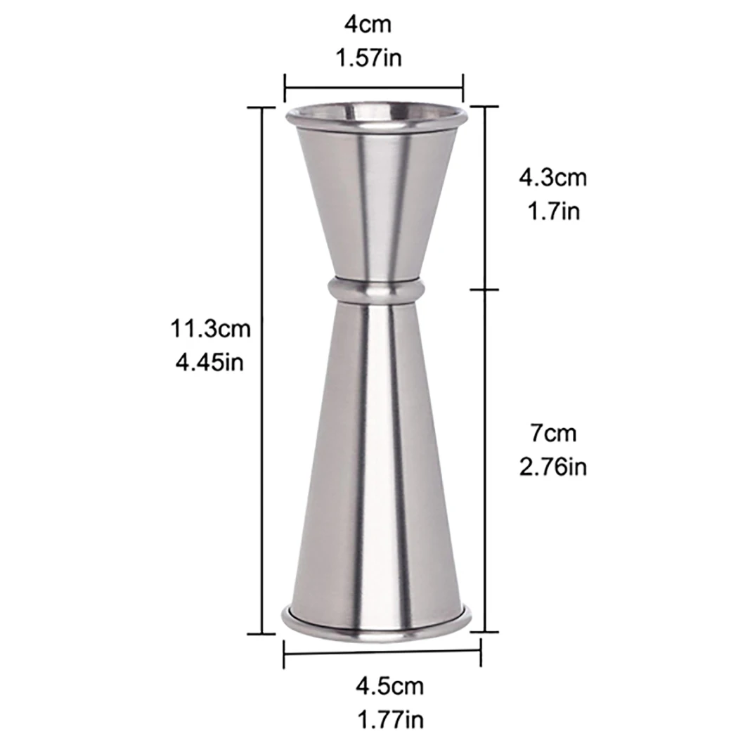 Шейкер для коктейлей из нержавеющей стали в японском стиле мерный стаканчик