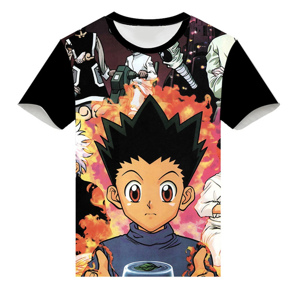 Аниме Hunter X Kurapika GON FREECSS Leorio Paladinight футболка Косплей Мужские Женские топы японский