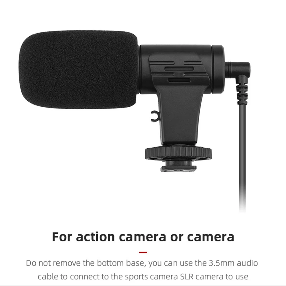 

Mini Portable Mic Adapter 3.5mm Microphone for Insta 360 ONE R Camera Microphone Set