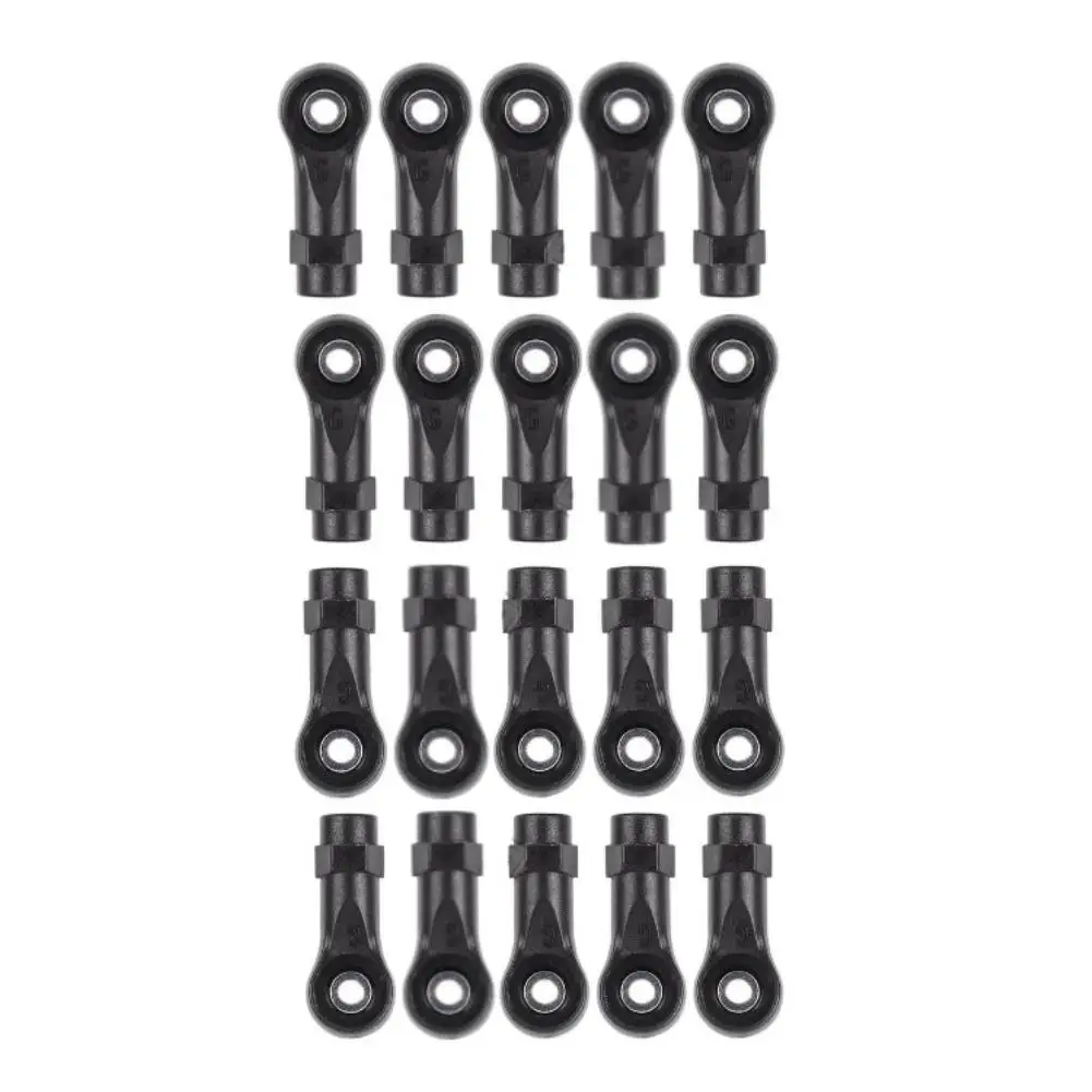 

Link Set Sturdy Vehicle Linkage 5mm Steering Rod with Nylon End for 1/10 RC Crawler Car Axial SCX10 II 90046