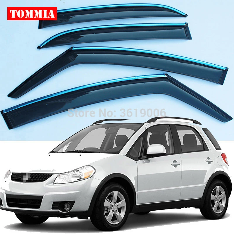 Tommia абсолютно новый для Suzuki SX4 Хэтчбек оконный козырек тент защита от ветра и