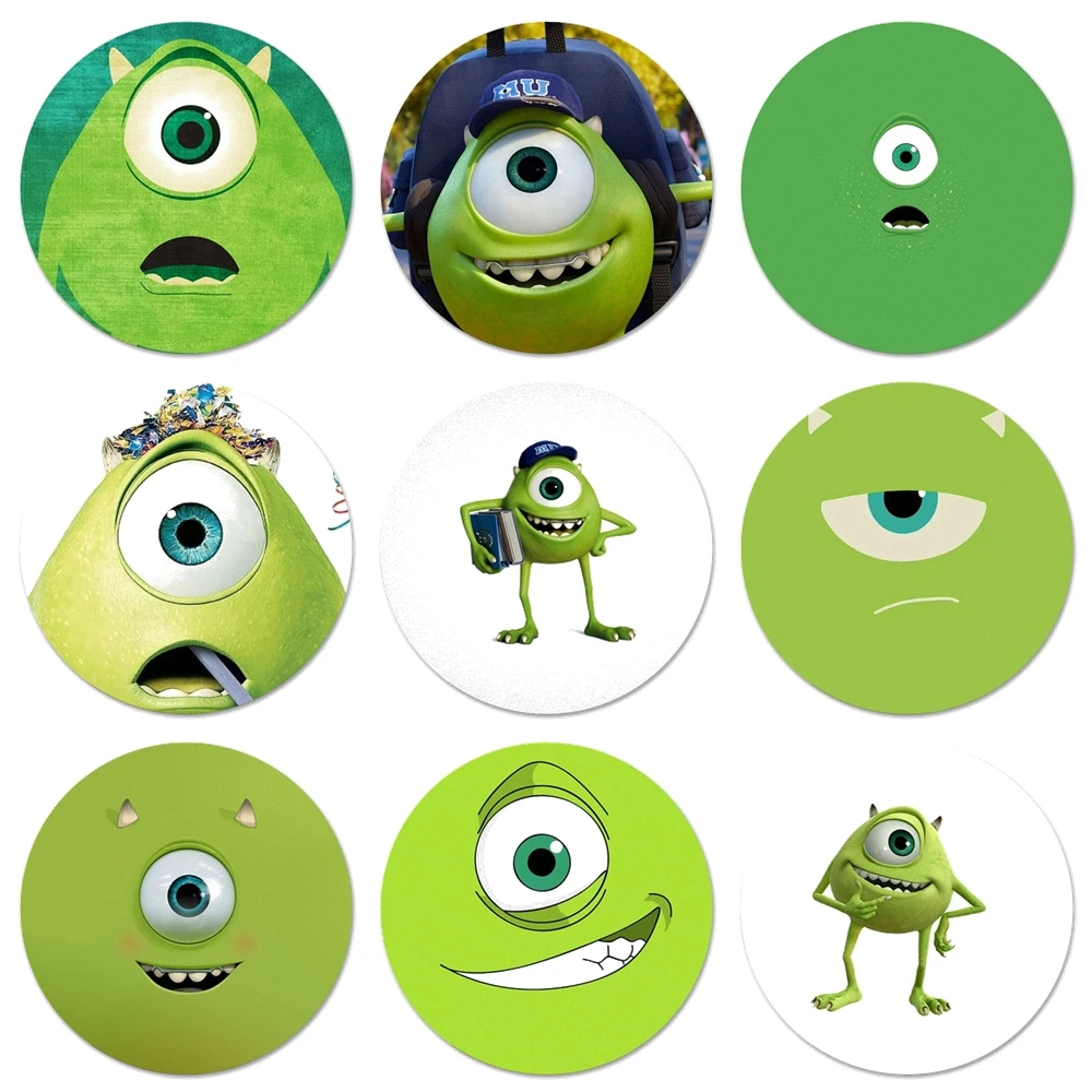 Mike Wazowski Прозрачный фон кухня домашний декор холодильник магнитные наклейки