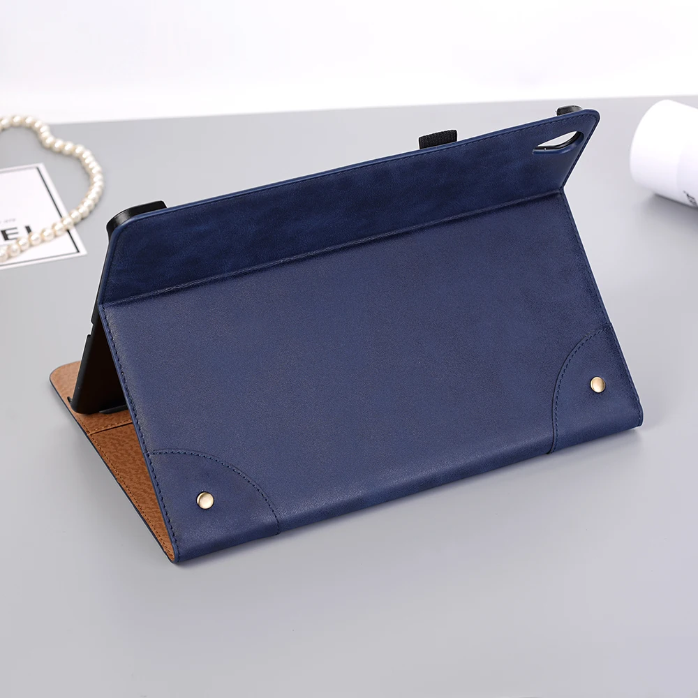 Case for Samsung Galaxy Tab A/A2 10.5 SM-T590 T595 T590 tablet Retro book style Leather Stand Smart Funda Capa cover |