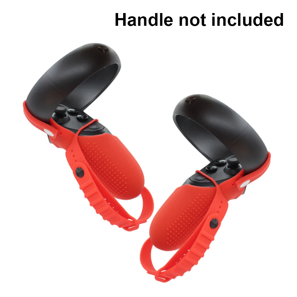 

Silicone Grips Games Controller Cover With Straps Durable Case Adjustable Size Sweatproof Protective Home For Oculus Quest