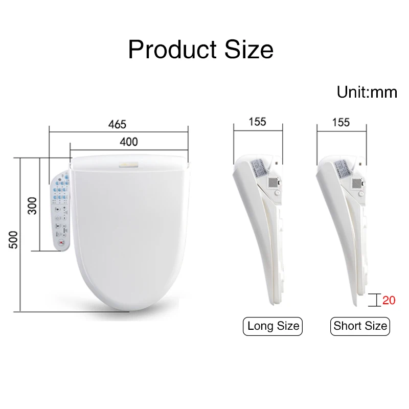 

KOHEEL smart toilet seat lid remote control electric bidet cover heating toilet seat bathroom intelligent toilet seat lid