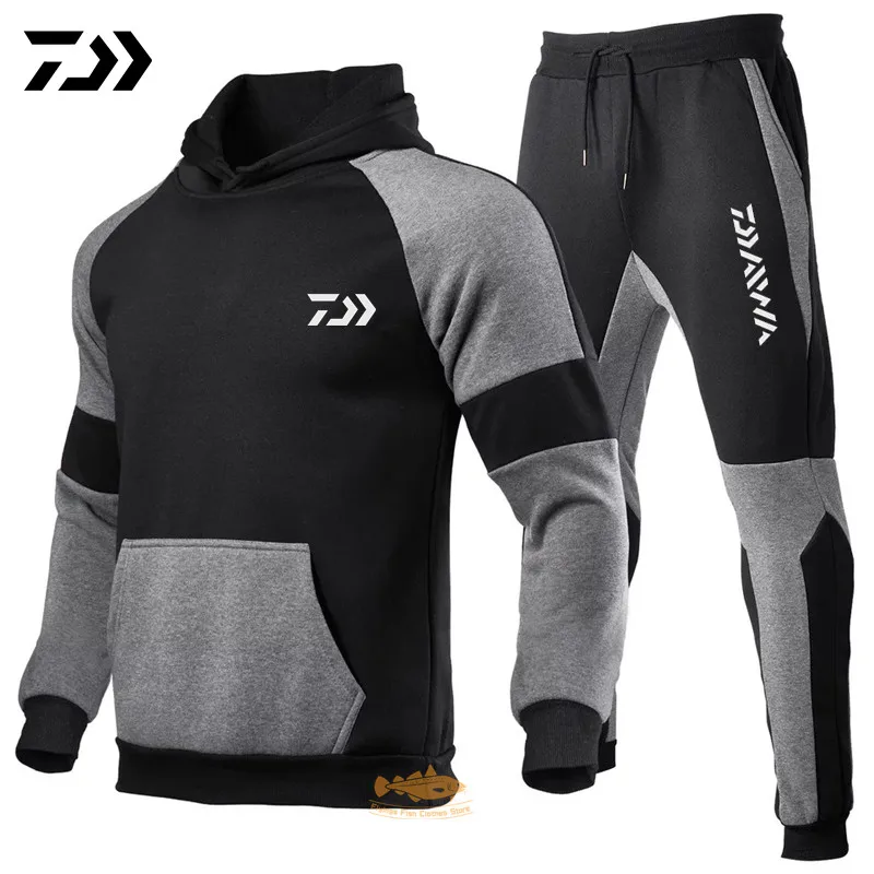 

2021 Daiwa Fishing Clothing Autumn winter Fishing Suit Cotton Outdoor Camping Hiking Sport Set quality Clothes Fishing Suits