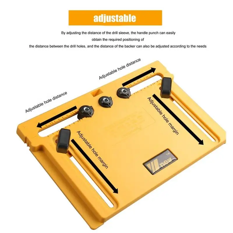 

Дверная ручка, локатор отверстий, ручка для установки ящика, гусеничная фиксация, 5 мм, Открыватель отверстий для деревообработки, монтажные...