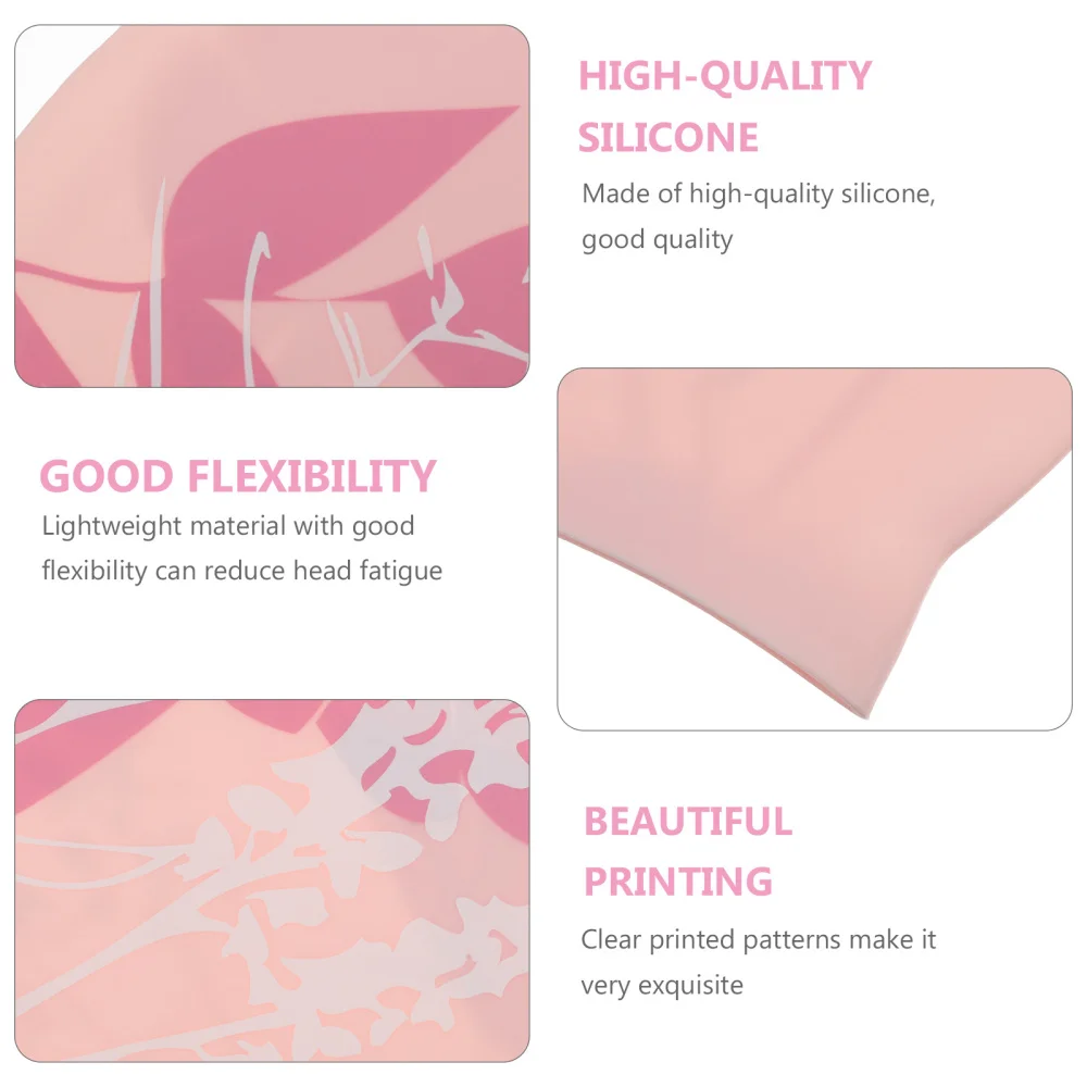 

1 Pc Protect Ears Silicone Swimming Cap Waterproof Sun-proof Creative Swim Cap