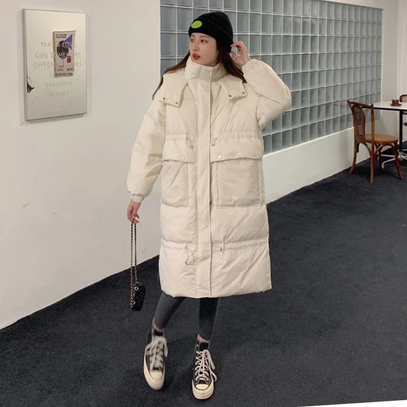 Женская хлопковая подкладка осень-зима 2021 Корейская свободная универсальная с