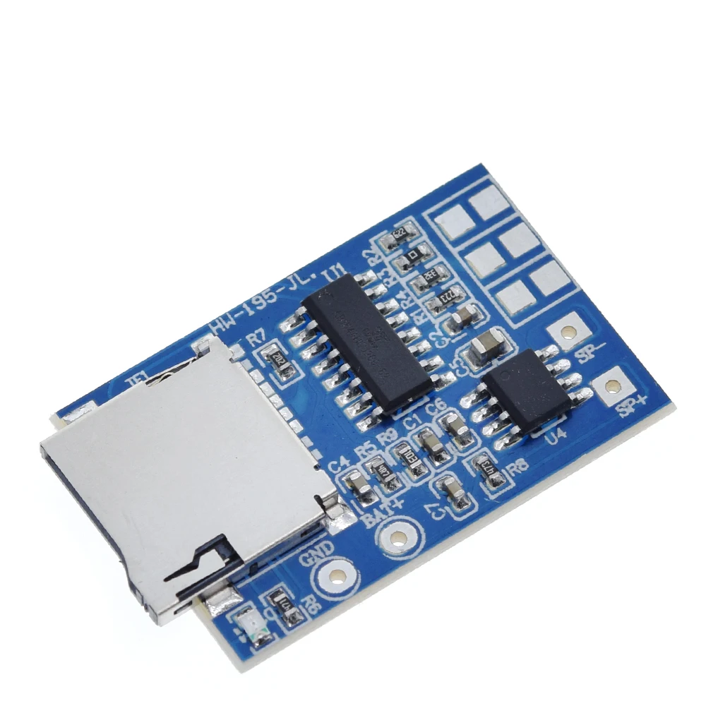 TF-карта TZT GPD2846A MP3 декодер плата 2 Вт модуль усилителя для модуля питания Arduino GM |