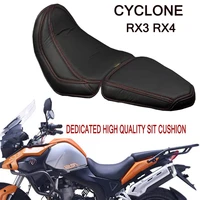 motorcycle retro seat cyclone rx3 rx4 cushion leather seat cushion for zongshen cyclone rx3 rx4 rx 3 rx 4