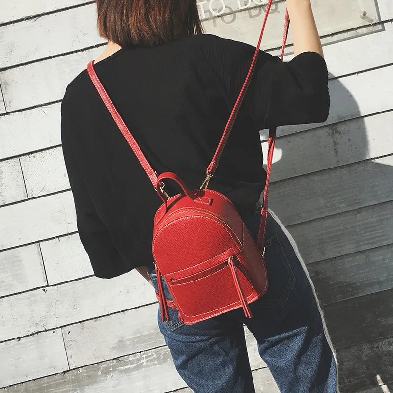 Модная куртка с надписью Mini рюкзак личи шаблон ПУ женский повседневные Рюкзаки