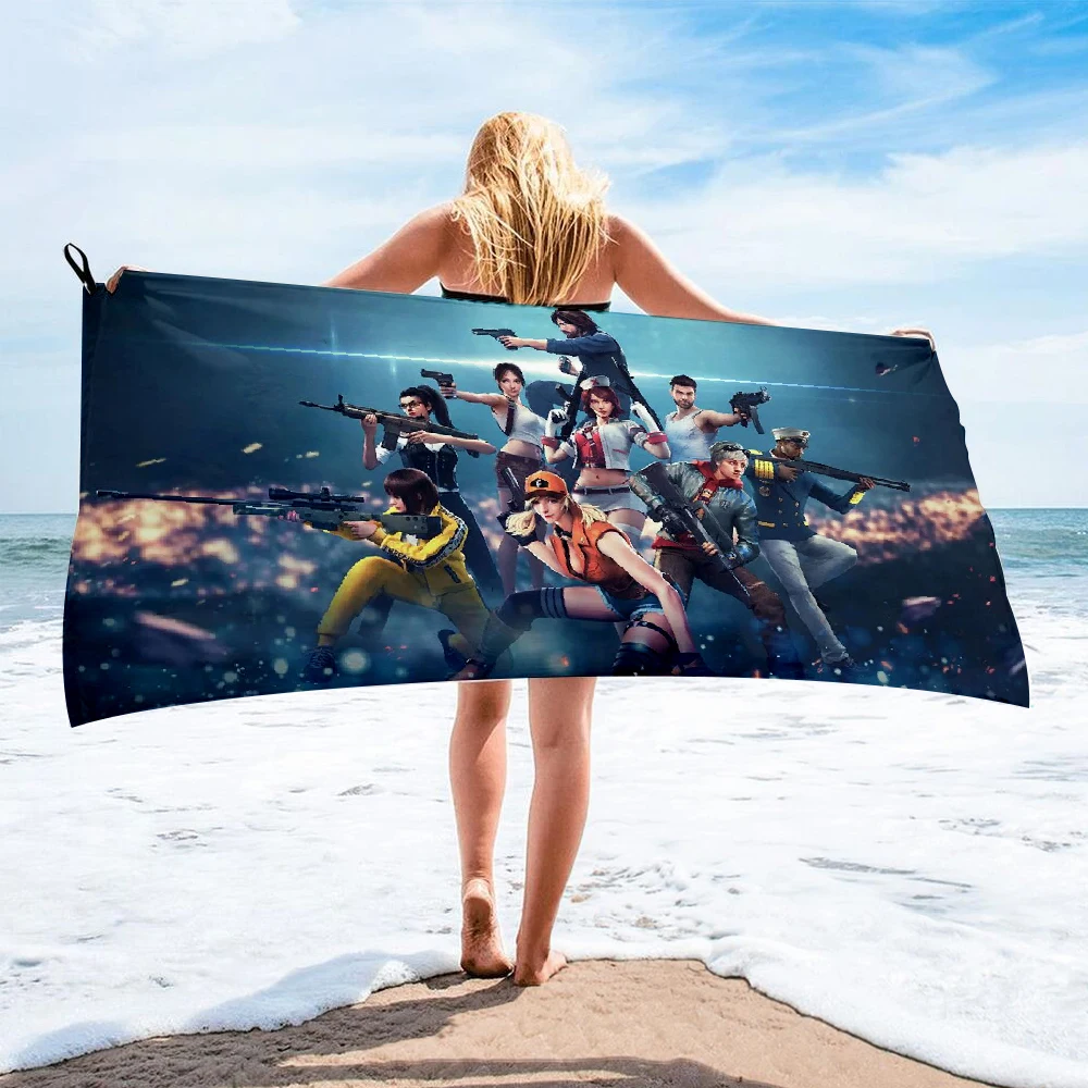 Банное полотенце из микрофибры Free Fire пляжное женская шелковая длинная юбка с