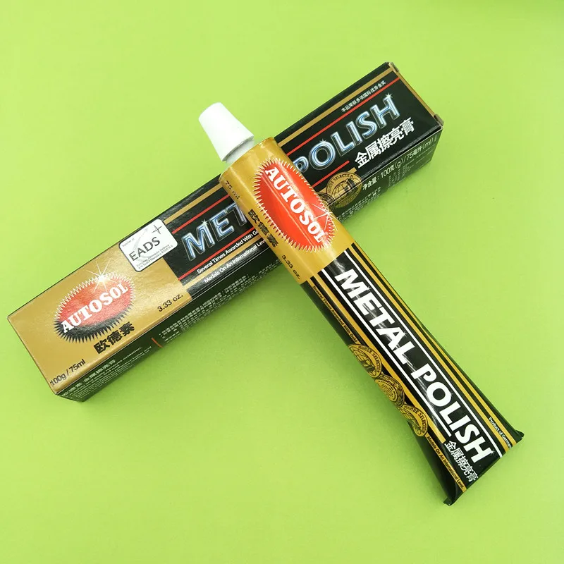 AUTOSOL металлическая Полировальная паста 100 г отбеливатель медная протрите пасту