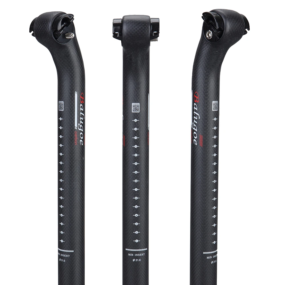 

Lightweight BALUGOE Full Carbon Fiber Mountain Bike Road Bike Bicycle Seatpost Seatpost Seatpost 3K