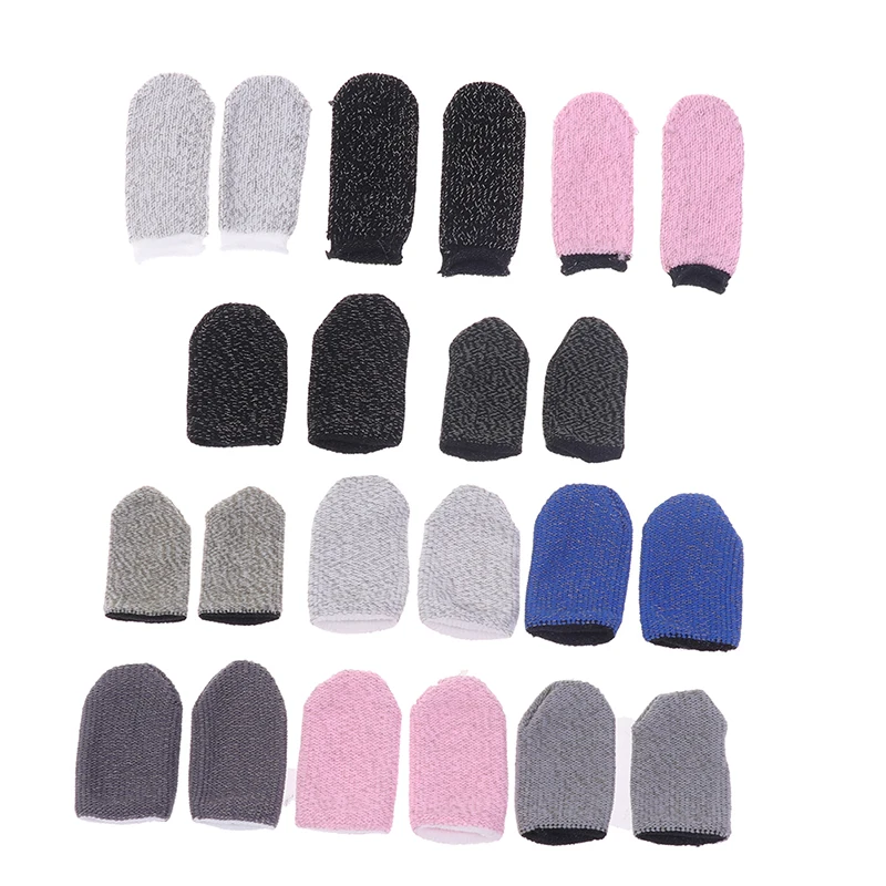 

2PCS Sleep-proof Sweat-proof Touch Screen Thumbs Finger Sleeve Game Glove