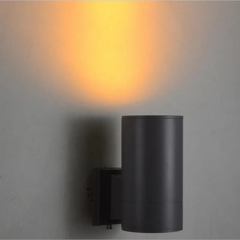 Водонепроницаемый наружный светодиодный настенный светильник s алюминиевый