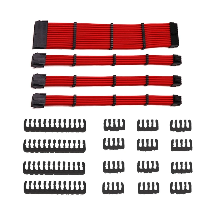 

Комплект удлинительных кабелей для ПК, 18awg, 24 контакта, 8P