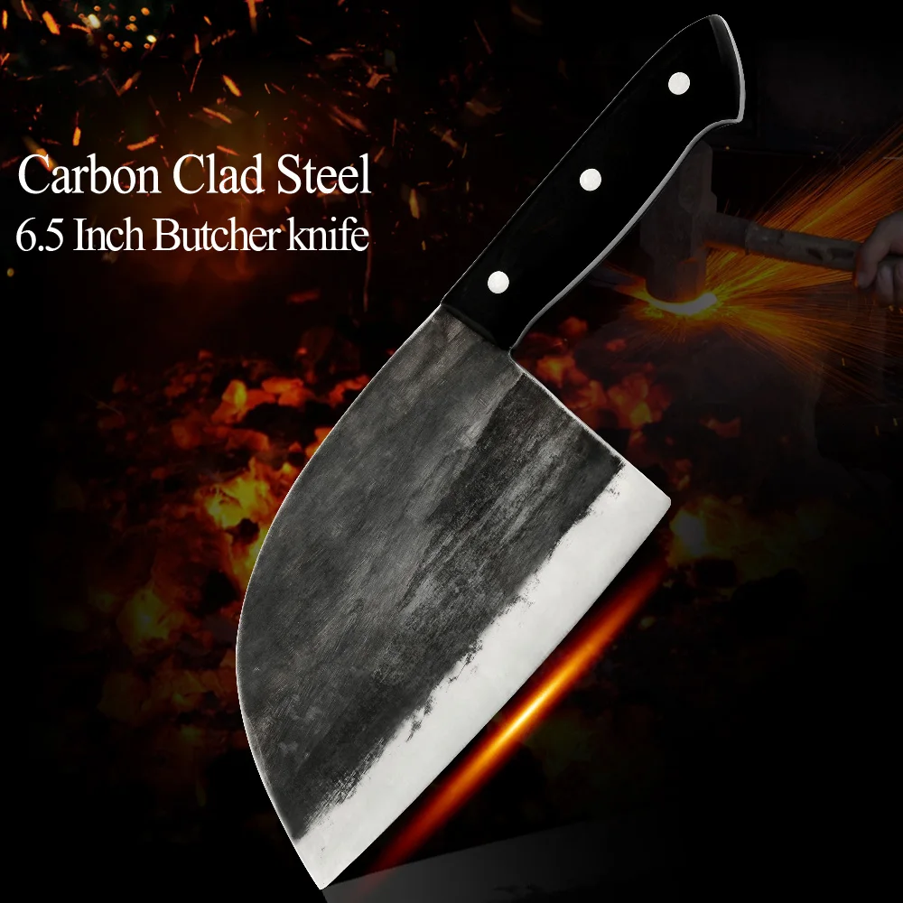 Китайский кухонный нож XYj шеф повара мясника ручной работы кованый из