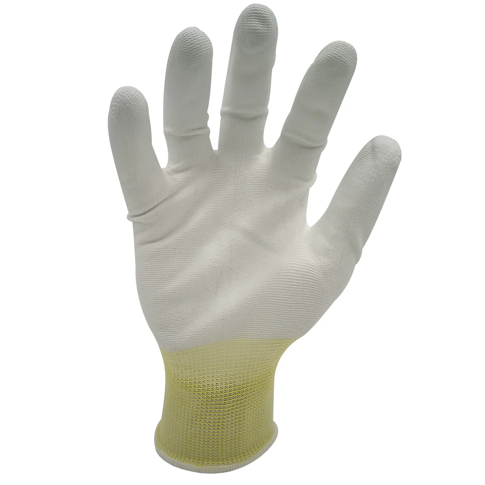 SAFETY-INXS EN388 Polyester PU Coated Breathable and Quick-drying Safety Work Gloves Mechanic 13 Gauge Working | Безопасность и