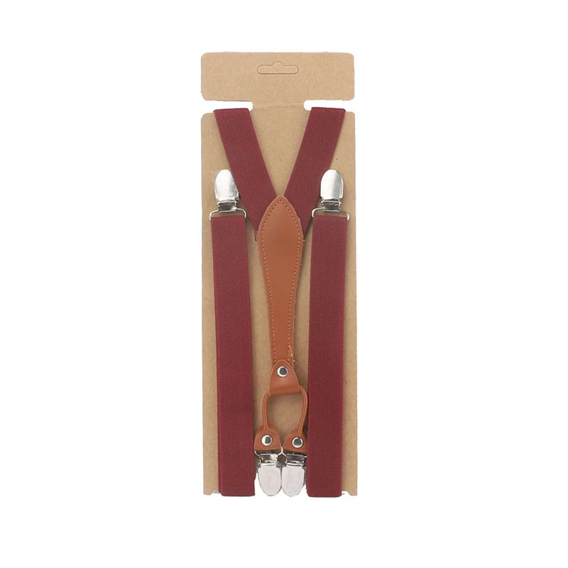 Обтягивающие модные простые женские подтяжки шириной 2 5 см коричневые кожаные