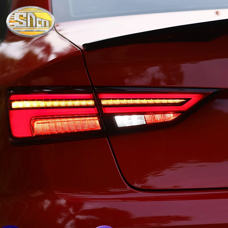 Автомобильный Стайлинг для AUDI A3 СЕДАН задний светильник s A3 2013- светодиодный задний светильник светодиодный задний фонарь с динамическим поворотным сигналом тормоза заднего хода DRL