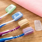 Новинка 5 шт.компл. Многоцветный портативный держатель для зубной щетки насадка для зубной щетки кепки для путешествий туризма кемпинга чехлы Защита оптовая продажа
