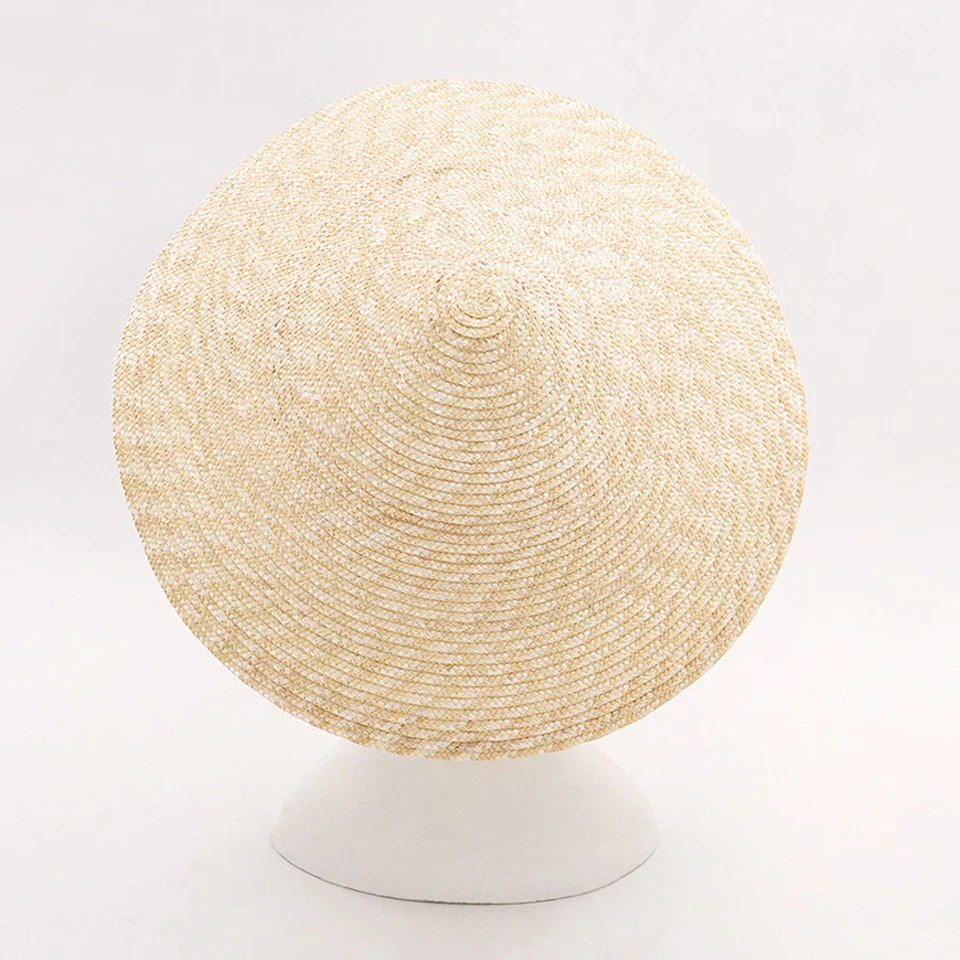 Шляпа с широкими полями 25 см шляпа из натуральной соломы для Для мужчин женщин