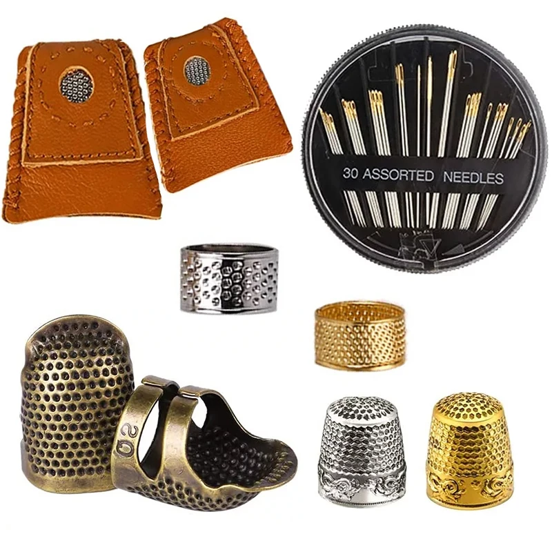 KAOBUY 38 шт. искусственная кожа + иглы Регулируемая металлическая бронза