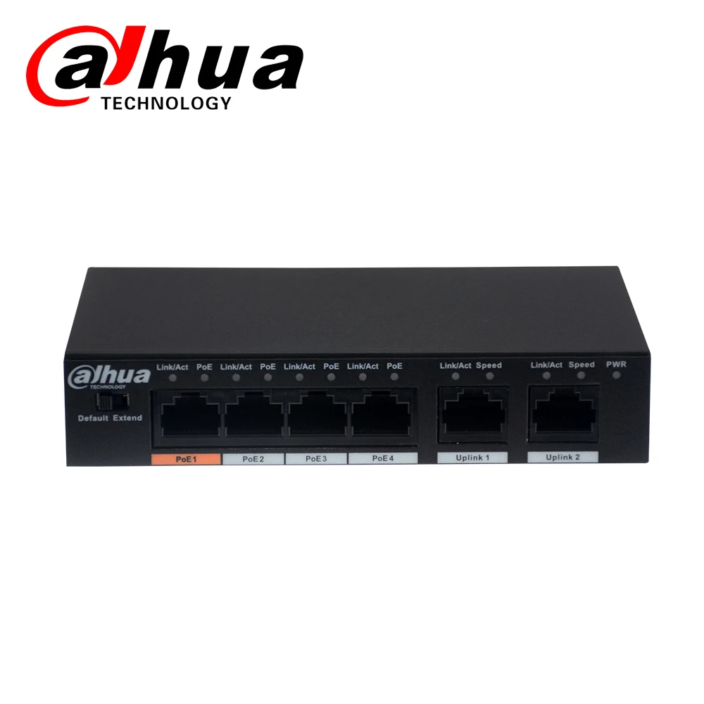 Сетевой видеорегистратор Dahua 4ch коммутатор питания через Ethernet DH S1500C 4ET2ET DPWR 4CH с 250 м