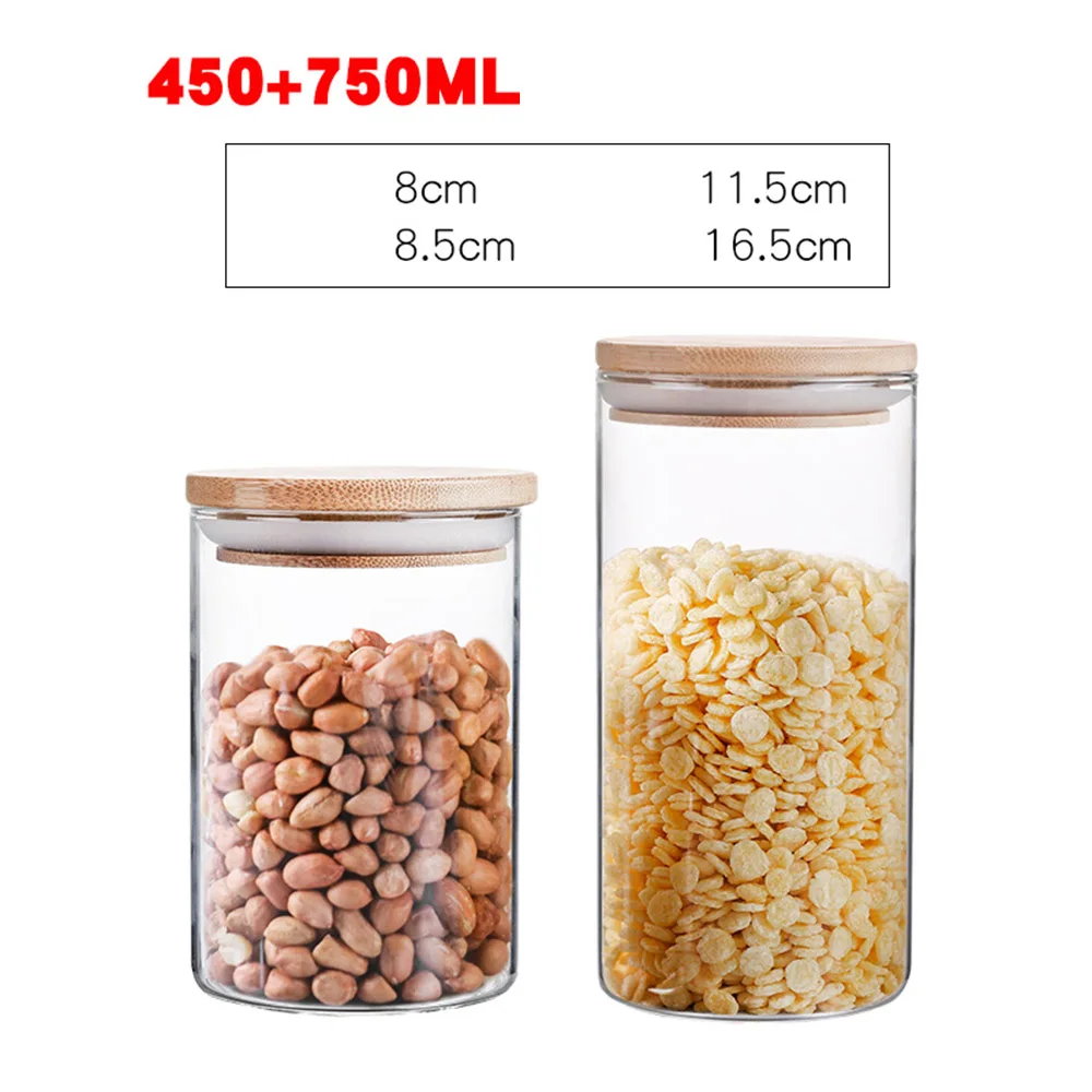 2 шт. коробка для хранения еды с крышкой деревянная Герметичная крышка кухонные