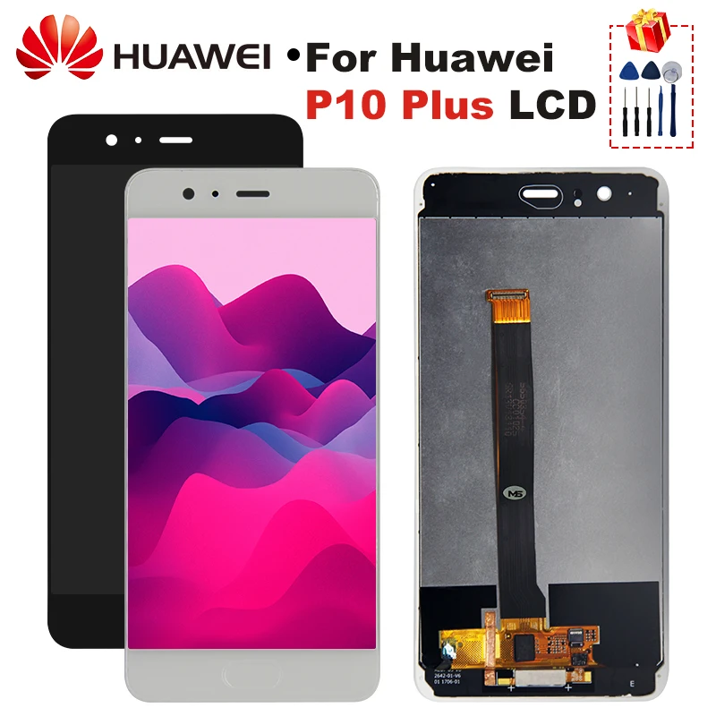 Для HUAWEI P10 Plus ЖК VKY L09 L29 дисплей сенсорный экран дигитайзер запасные части с рамкой