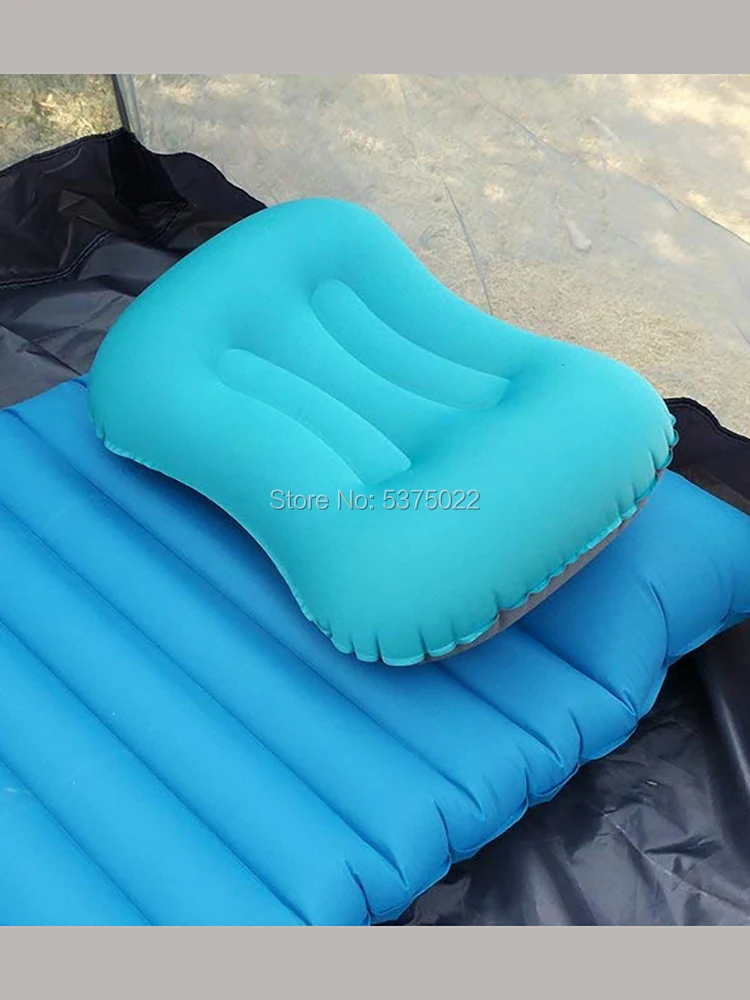 Ультралегкая надувная подушка для кемпинга Подушка сна поддержки шеи и головы