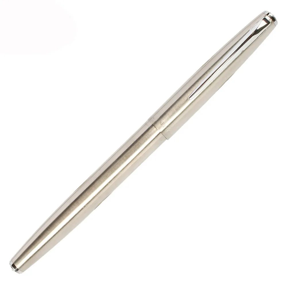 

Jinhao/jinhao 911 Extra Fine All Steel Iridium Pen Smooth Slim Silver Deluxe Fountain Pen 0.38 Mm Nib Fountain Pen Stationery#P3