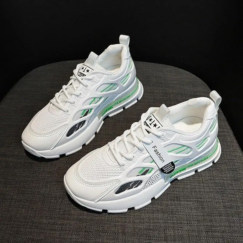 

Женские кроссовки с вулканизированной подошвой, повседневная спортивная обувь на толстой подошве, универсальные беговые кроссовки, удобна...