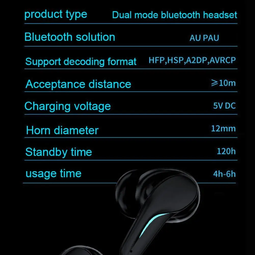

Gaming Headset Low Latency TWS Bluetooth 5.1 Headset Noise Sound Headset Wireless Canceling Positioning Q1V8