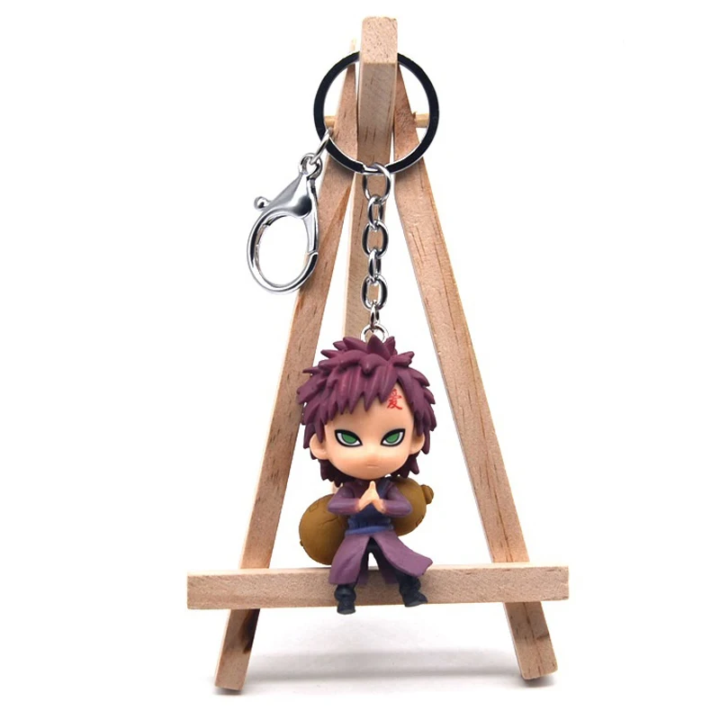 Брелок для ключей в стиле аниме Наруто Гаара Учиха Саске детская игрушка подарок