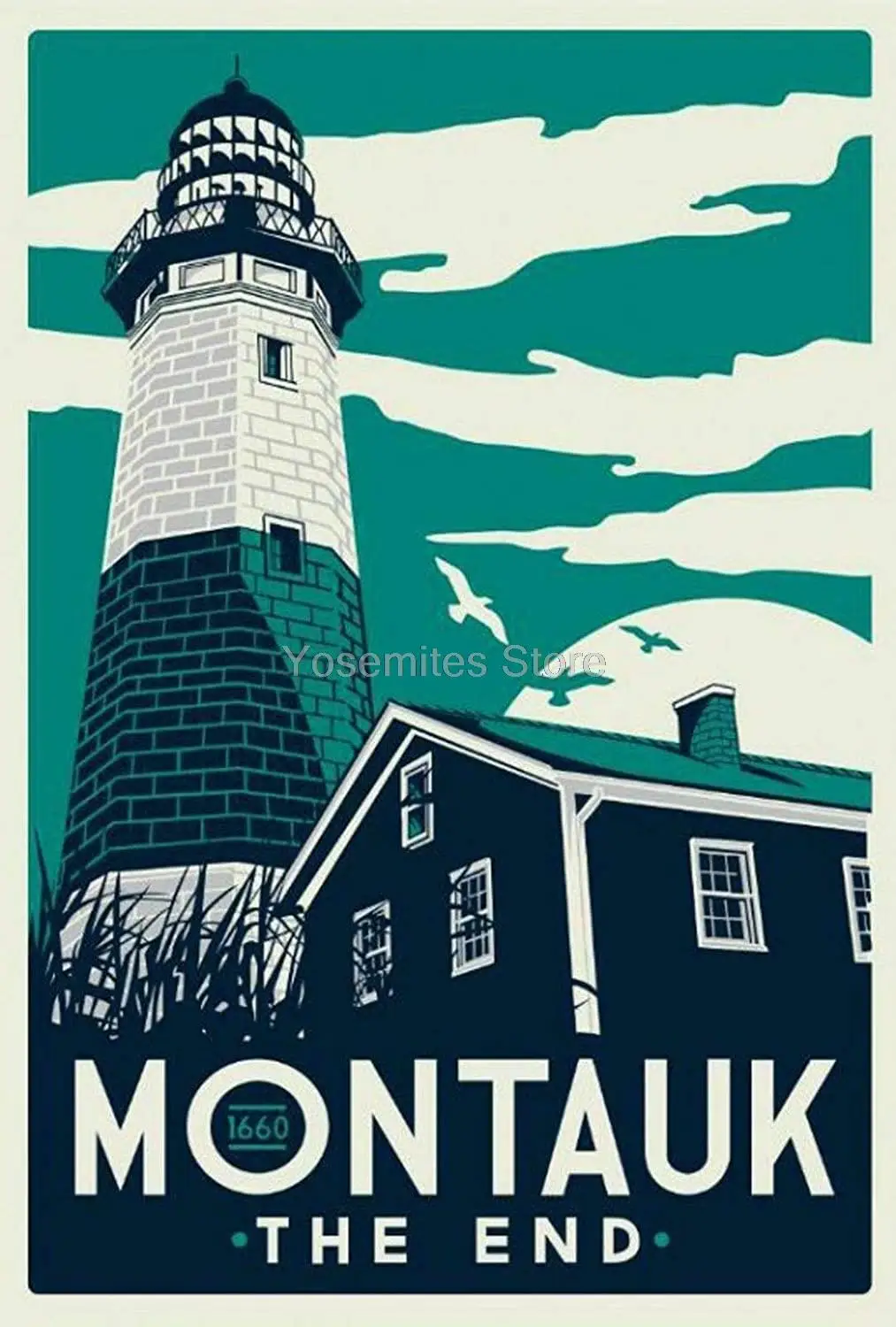

Retro Metall Zinn Zeichen New York Montauk Punkt Leuchtturm Outdoor Street & Home Bar Club Küche Restaurant Wand Kunst Dekor zei