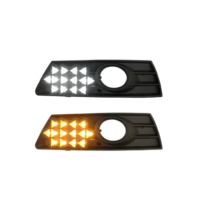 Светодиодные дневные ходовые огни DRL для Volkswagen vw passat cc 2010-2012 с желтым сигналом
