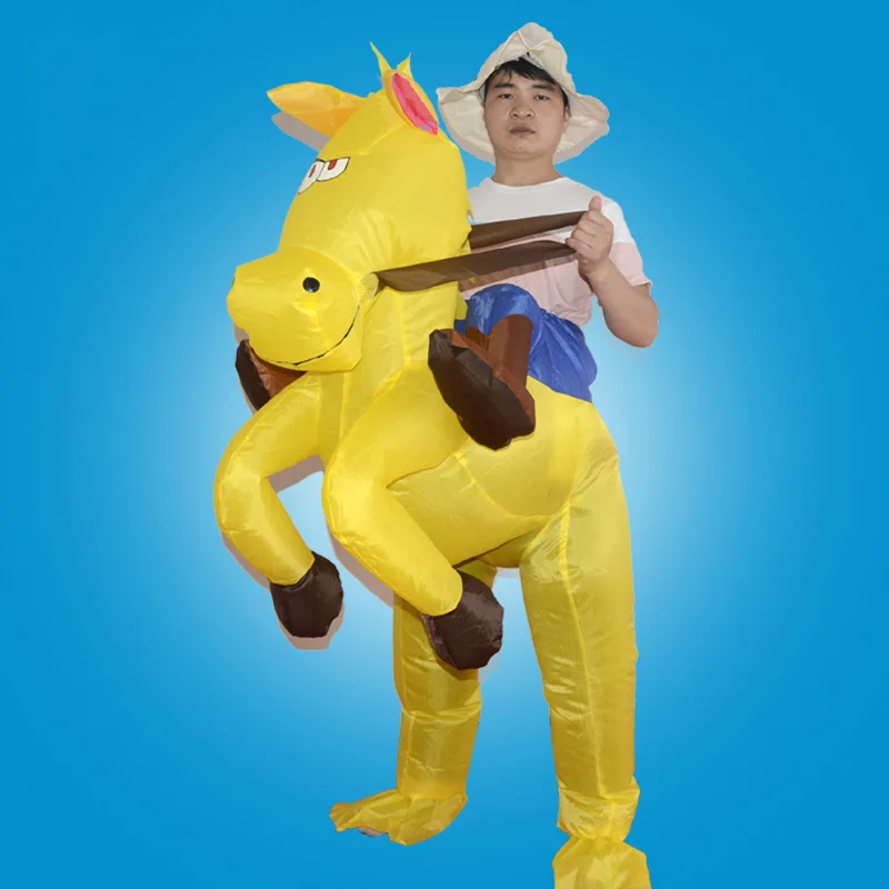 Надувной костюм ковбойский комбинезон наездник одежда костюмы на Хэллоуин