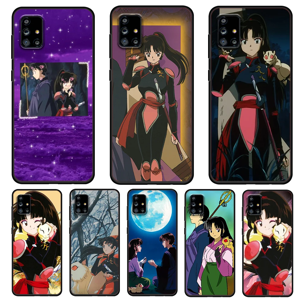 

Sango Inuyasha Japanese Manga For Samsung Galaxy A72 A52 A51 A32 A02S A12 A42 A91 A81 A71 A01 A21S 5G Soft Black Phone Case
