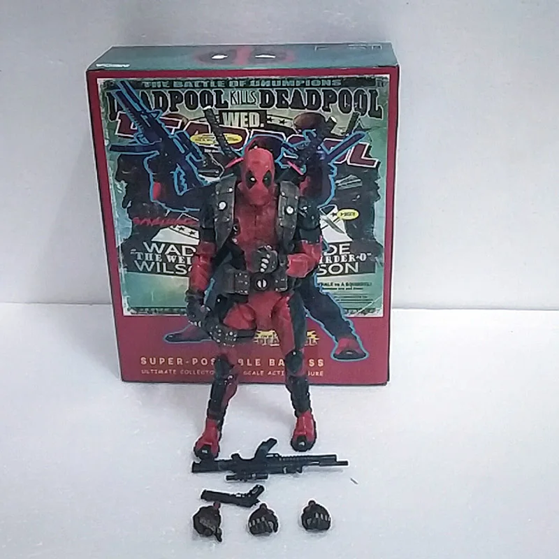 20 см EPIC Marvel Дэдпул супер Poseable конечная фигурка Коллекционная модель игрушки куклы подарок